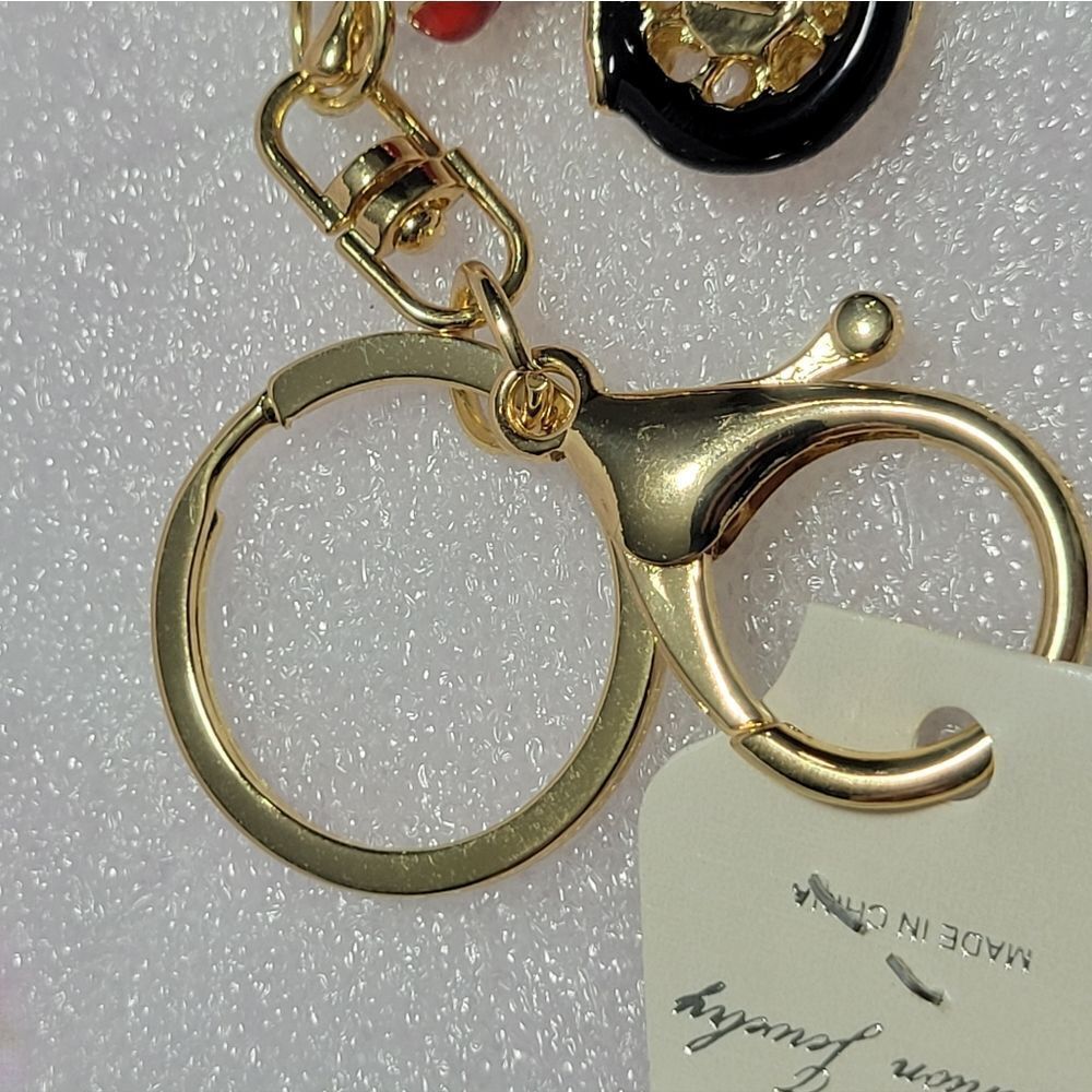 Austrian Crystal Motorcycle Keychain - Picture 7 of 12